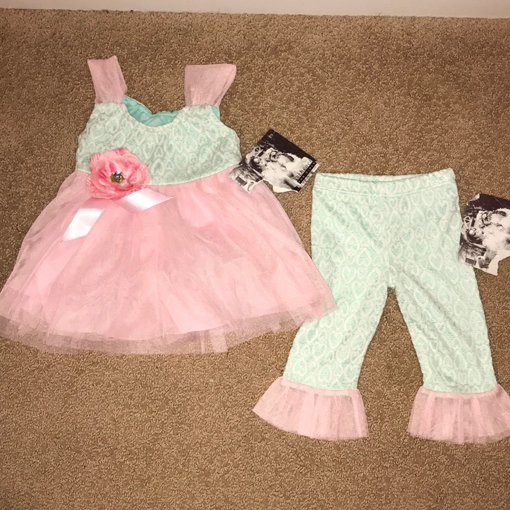 Cach Cach Baby Girl Two Piece Outfit - 12 Months